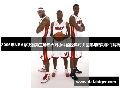 2006年NBA总决赛第三场热火对小牛的经典对决回顾与精彩瞬间解析